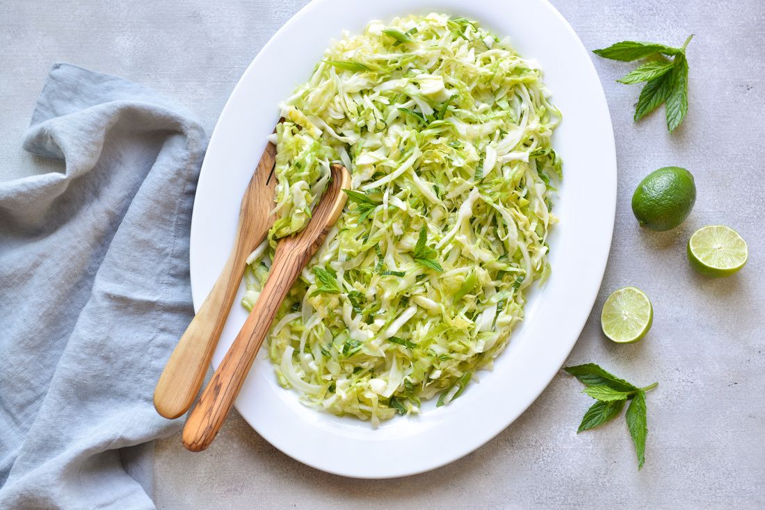 Cabbage and Fennel Slaw with Mint and Lime Nourishing Meals®